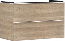 Hansgrohe Xelu Q Mosdószekrény 980/475, természetes tölgy színű, 2 fiókkal, normál mosdókhoz 54033700 (54033700)