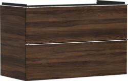 Hansgrohe Xelu Q Mosdószekrény 980/475, sötét dió színű, 2 fiókkal, normál mosdókhoz 54034000 (54034000)