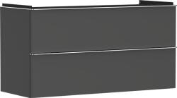 Hansgrohe Xelu Q Mosdószekrény 1180/475, matt szürke gyémánt színű, 2 fiókkal, normál mosdókhoz 54036000 (54036000)