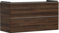 Hansgrohe Xelu Q Mosdószekrény 1180/475, sötét dió színű, 2 fiókkal, normál mosdókhoz 54038000 (54038000)