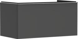 Hansgrohe Xelu Q Konzolos mosdószekrény 980/550, matt szürke gyémánt színű, 1 fiókkal, ráültetett mosdótálakhoz 54059000 (54059000)