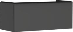 Hansgrohe Xelu Q Konzolos mosdószekrény 1180/550, matt szürke gyémánt színű, 1 fiókkal, ráültetett mosdótálakhoz 54063670 (54063670)