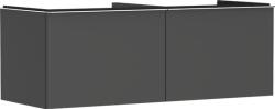 Hansgrohe Xelu Q Konzolos mosdószekrény 1360/550, matt szürke gyémánt színű, 2 fiókkal, ráültetett mosdótálakhoz, dupla 54067000 (54067000)