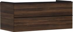 Hansgrohe Xelu Q Mosdószekrény 1180/550, sötét dió színű, 2 fiókkal, mosdótálhoz alkalmas munkalapokhoz 54085670 (54085670)