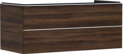 Hansgrohe Xelu Q Mosdószekrény 1180/550, sötét dió színű, 2 fiókkal, mosdótálhoz alkalmas munkalapokhoz 54085700 (54085700)
