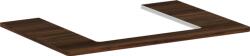 Hansgrohe Xelu Q Pultlap konzolos szekrényhez 780/550 középkivágással, ráültetett mosdótál alá 500/480 54094630 (54094630)