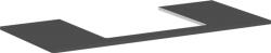 Hansgrohe Xelu Q Pultlap konzolos szekrényhez 1180/550 középkivágással, ráültetett mosdótálhoz 600/480 54111910 (54111910)