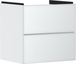 Hansgrohe Xevolos E Mosdószekrény 580/475, matt fehér színű, 2 fiókkal, normál mosdókhoz 54175320 (54175320)