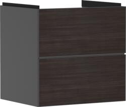 Hansgrohe Xevolos E Mosdószekrény 580/475, matt szürke pala színű, 2 fiókkal, normál mosdókhoz 54177730 (54177730)