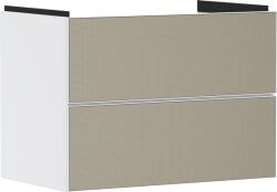 Hansgrohe Xevolos E Mosdószekrény 780/475, matt fehér színű, 2 fiókkal, normál mosdókhoz 54178390 (54178390)