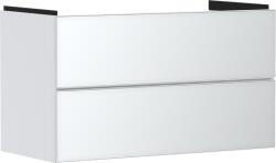 Hansgrohe Xevolos E Mosdószekrény 980/475, matt fehér színű, 2 fiókkal, normál mosdókhoz 54181320 (54181320)
