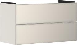 Hansgrohe Xevolos E Mosdószekrény 980/475, matt homok bézs színű, 2 fiókkal, normál mosdókhoz 54182790 (54182790)