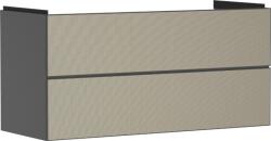 Hansgrohe Xevolos E Mosdószekrény 1180/475, matt szürke pala színű, 2 fiókkal, normál mosdókhoz 54186390 (54186390)