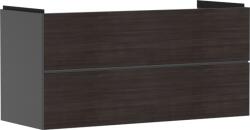 Hansgrohe Xevolos E Mosdószekrény 1180/475, matt szürke pala színű, 2 fiókkal, normál mosdókhoz 54186730 (54186730)