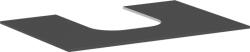 Hansgrohe Xevolos E Pultlap 780/550 középkivágással, ráültetett mosdótálak alá, konzolos mosdószekrényhez 500/480 és 600/480 54208760 (54208760)