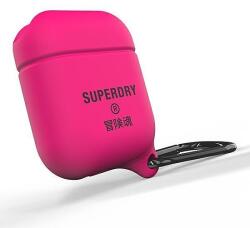 SuperDry AirPods Cover Vízálló pink /rózsaszín