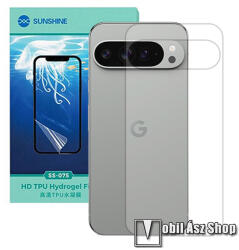 SUNSHINE Hydrogel TPU hátlapvédő fólia - 1db, Ultra Clear - Google Pixel 9 (G2YBB, GUR25, G1B60) (SUNS292794)