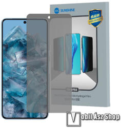 SUNSHINE Hydrogel TPU képernyővédő fólia - Anti-Peep, Betekintés elleni védelemmel! - 1db - Google Pixel 9 Pro XL (GGX8B, GZC4K, GQ57S) (SUNS292781)