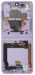 NBA001LCD1011200276622607 Samsung Galaxy Z Flip3 5G OEM OLED kijelző, érintővel Lila kerettel, előlap (NBA001LCD1011200276622607)