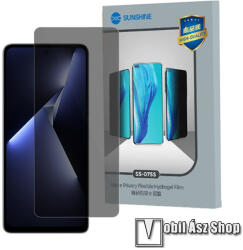SUNSHINE Hydrogel TPU képernyővédő fólia - Anti-Peep, Betekintés elleni védelemmel! - 1db - Tecno Pova 5 Pro (LH8n) (SUNS292848)