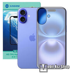 SUNSHINE Hydrogel TPU hátlapvédő fólia - 1db, Ultra Clear - APPLE iPhone 16 Plus (SUNS292808)