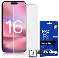 XPRO előlap védő karcálló edzett üveg - 0, 33 mm vékony, 9H, Arc Edge, A képernyő sík részét védi - APPLE iPhone 16 Pro Max