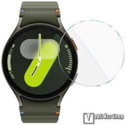 IMAK okosóra előlap védő karcálló edzett üveg - 1db - 0.3mm, 9H, felhelyezést segítő kerettel, A képernyő sík részét védi - SAMSUNG Galaxy Watch6 44mm (SM-R940/945) / Watch7 44mm (SM-L310/L315)
