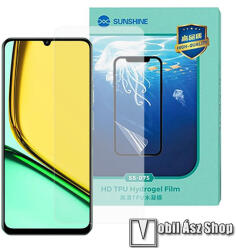 SUNSHINE Hydrogel TPU képernyővédő fólia - Ultra Clear, ÖNREGENERÁLÓ! - 1db, a teljes képernyőt védi - Realme C61 / C63 / Narzo N63 4G (SUNS292829)