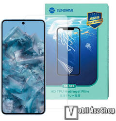 SUNSHINE Hydrogel TPU képernyővédő fólia - Ultra Clear, ÖNREGENERÁLÓ! - 1db, a teljes képernyőt védi - Google Pixel 9 Pro XL (GGX8B, GZC4K, GQ57S) (SUNS292779)