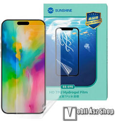 SUNSHINE Hydrogel TPU képernyővédő fólia - Ultra Clear, ÖNREGENERÁLÓ! - 1db, TOKBARÁT - APPLE iPhone 16 (SUNS292803)