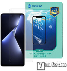 SUNSHINE Hydrogel TPU képernyővédő fólia - Ultra Clear, ÖNREGENERÁLÓ! - 1db, a teljes képernyőt védi - Tecno Pova 5 Pro (LH8n) (SUNS292846)