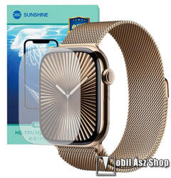 SUNSHINE Hydrogel TPU okosóra képernyővédő fólia - Ultra Clear, ÖNREGENERÁLÓ! - 1db - APPLE Watch Series 10 46mm (SUNS292892)