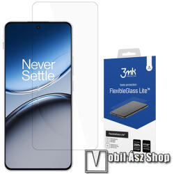 3mk Protection FLEXIBLE GLASS LITE előlap védő rugalmas edzett üveg - 1db, ultravékony, 0.16mm, 6H, 2.5D, A kijelző sík részét védi! - OnePlus Nord 4 / Ace 2V / Nord 3 5G / Nord CE4 5G / Ace 3V 5G