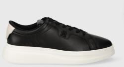 Tommy Hilfiger bőr sportcipő POINTY COURT SNEAKER fekete, FW0FW07460 - fekete Női 41