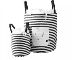 toTs Kosár Fák Bamboo toT's smarTrike Black&White textil, bambusz selyemből és szaténből 45*40 cm (TO400120)