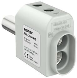 MOREK SR2x50RB Bekötő blokk, szigetelt, 2xAl/Cu 6-50mm2 690V (MAC2050A10) (MAC2050A10)