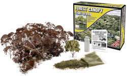 Woodland F1660 Erdei lombkorona építőkészlet, világos zöld (tavaszi színezés) (724771016601)