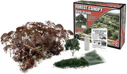 Woodland F1662 Erdei lombkorona építőkészlet, sötétzöld (724771016625)