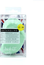 Tangle Teezer Thick & Curly hajkefe sűrű és göndör hajhoz, Pixie Green - hajpatika