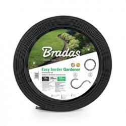 Bradas Easy Border Set hajlékony ágyásszegély 10 m-es fekete (OBEB5010SET-FEKETE) - karolyi-plast