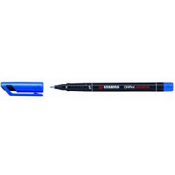 STABILO Alkoholos marker 0, 4mm, STABILO OHPen S kék (841/41) - hunrods