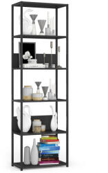 AKORD Furniture Factory AKORD Loft Ipari Polcos Állvány Fekete 6-Szintes (AKO-REGINDCZARCZARCL600)