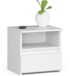 AKORD Furniture Factory AKORD CL1 Fehér Éjjeliszekrény Laminált Fiókos (AKO-OP0LCL1BIA001)