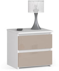 AKORD Furniture Factory AKORD CL2 Cappuccino Magasfényű Éjjeliszekrény (AKO-OP0LCL2POLCAP)