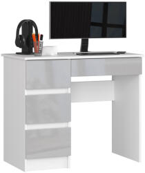 AKORD AKORD CLP Baloldali Íróasztal Fehér Metál Magasfényű (AKO-IP0PBIUMETPOLLEA7)