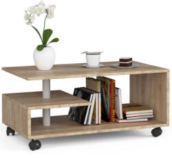 AKORD AKORD Vini Görgős Dohányzóasztal Sonoma Tölgy Laminált (AKO-SPKPVINDAB001)