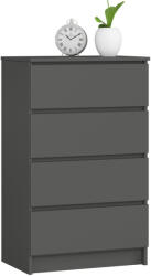 AKORD AKORD CLP K60 Fiókos Komód Matt Grafitszürke (AKO-OP0LK-6SZAR003)