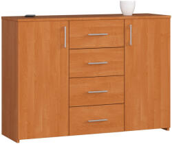 AKORD AKORD K45 Klasszikus Égerfa Komód Laminált Lappal (AKO-OP0LWAROLC004)