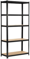 Fancy Garden Garázs Fém Polcos Állvány Fekete Nagy Teherbírású (AKO-REGMET9040180CZA)