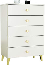 AKORD AKORD Mobi K-05 Kasmír Komód Arany Fogantyúkkal (AKO-OP0LMOBIK05KASZZLOT)